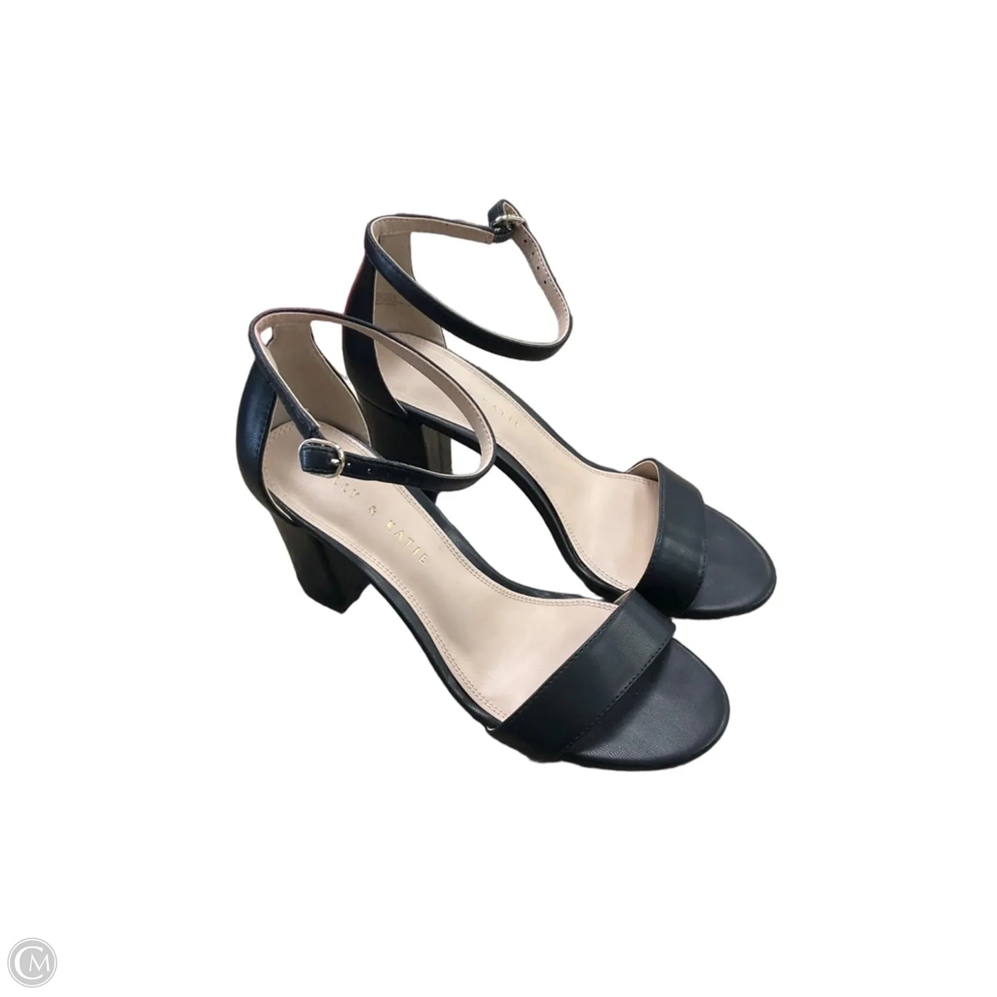 Shoes Heels Block By Kelly And Katie In Black, Size: 8
