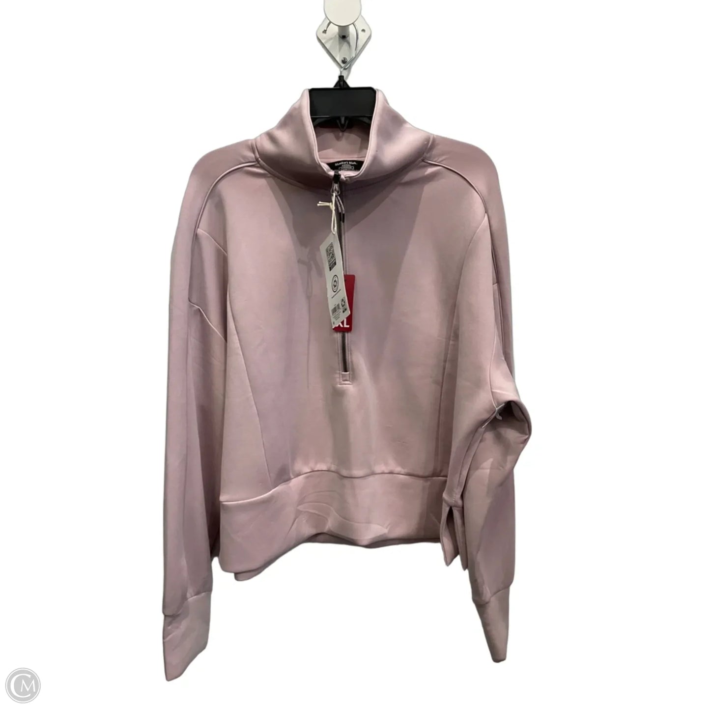 Athletic Sweatshirt Crewneck By Members Mark In Pink, Size: Xl