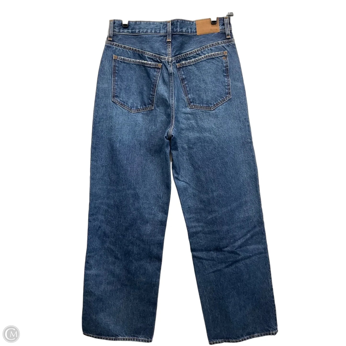 Jeans Straight By Madewell In Blue Denim, Size: 2