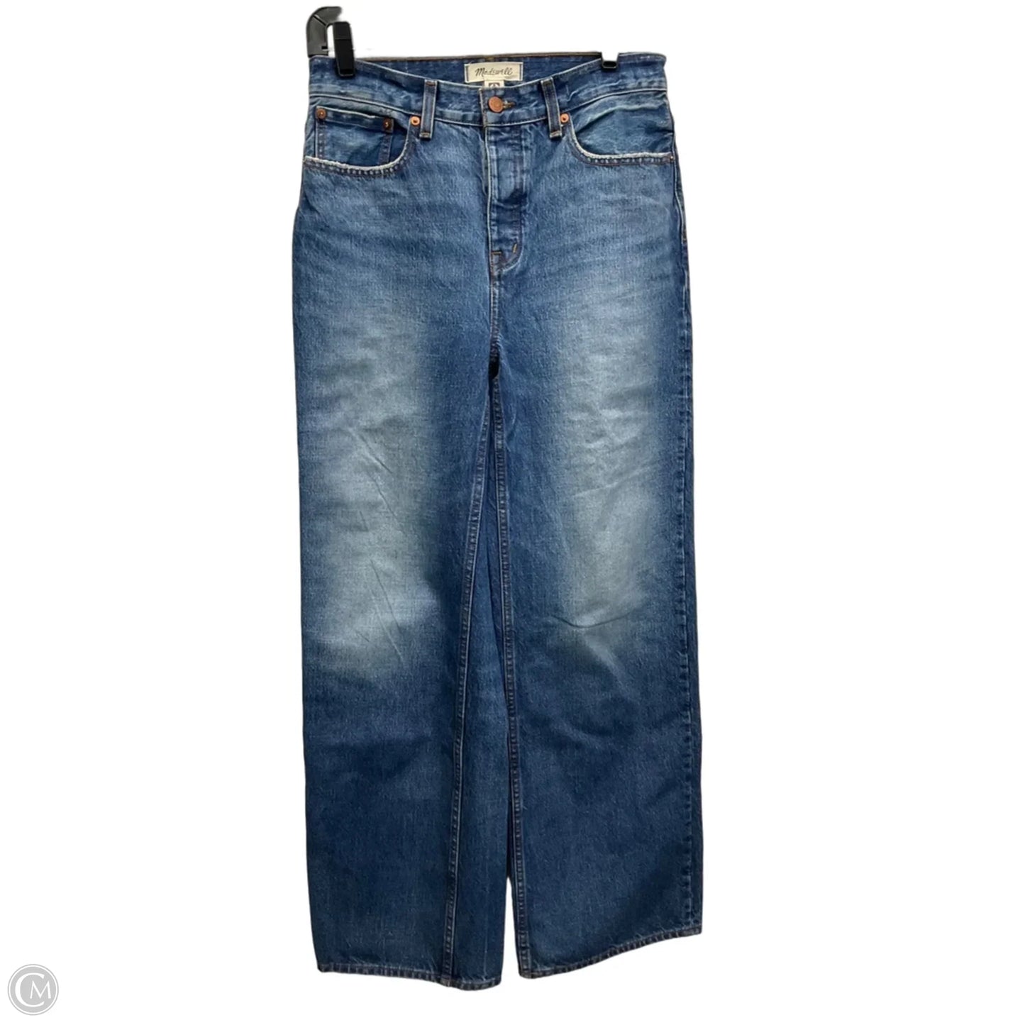 Jeans Straight By Madewell In Blue Denim, Size: 2