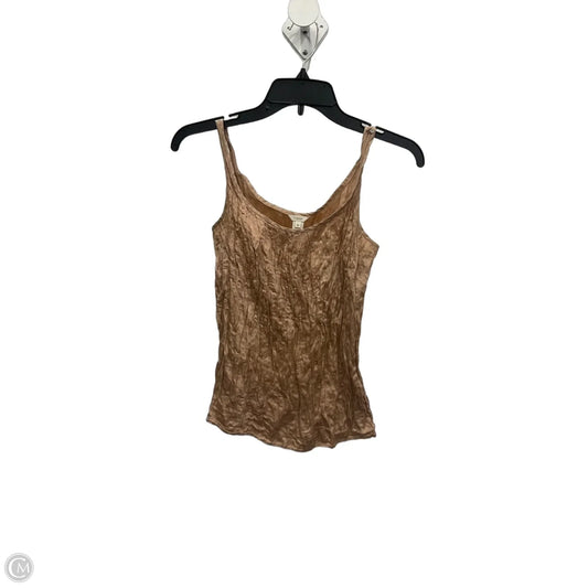 Top Sleeveless By J. Crew In Taupe, Size: Xs