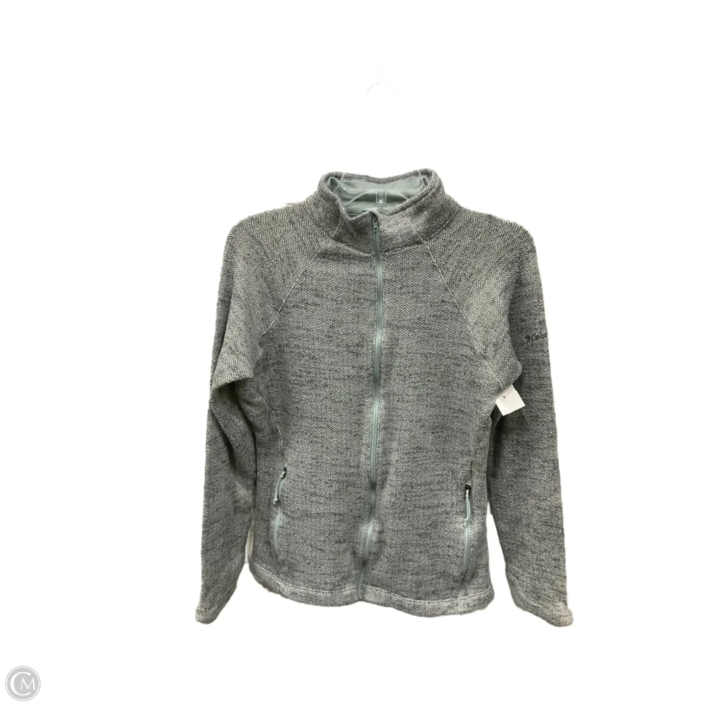Jacket Fleece By Columbia In Grey, Size: L