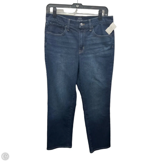 Jeans Straight By J. Crew In Blue Denim, Size: 6p