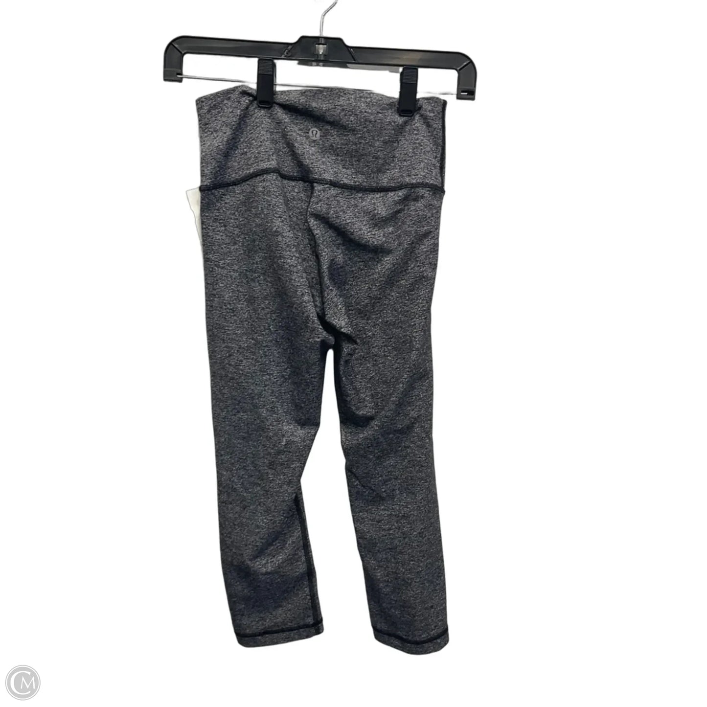 Athletic Capris By Lululemon In Grey, Size: S