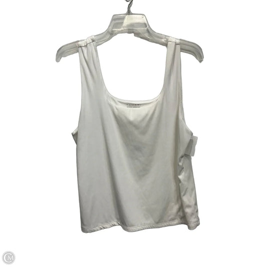 Top Sleeveless By Tahari In White, Size: Xl