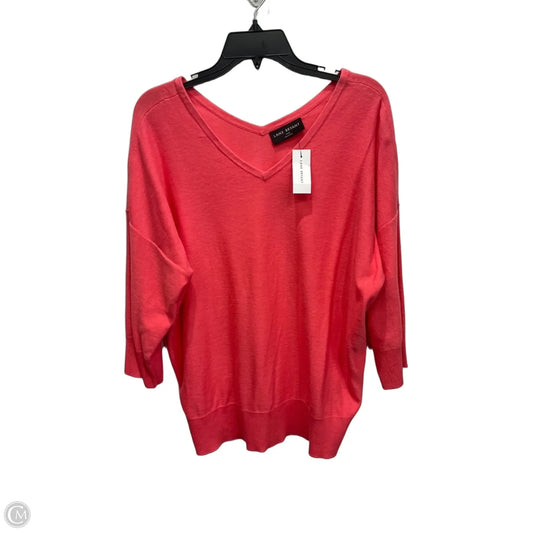 Top Long Sleeve By Lane Bryant In Pink, Size: Xl