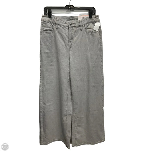 Jeans Wide Leg By Inc In Grey Denim, Size: 12