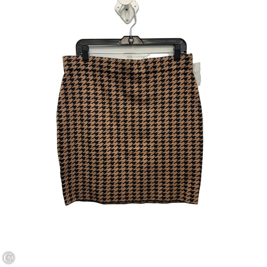 Skirt Mini & Short By Tahari In Brown, Size: Xl
