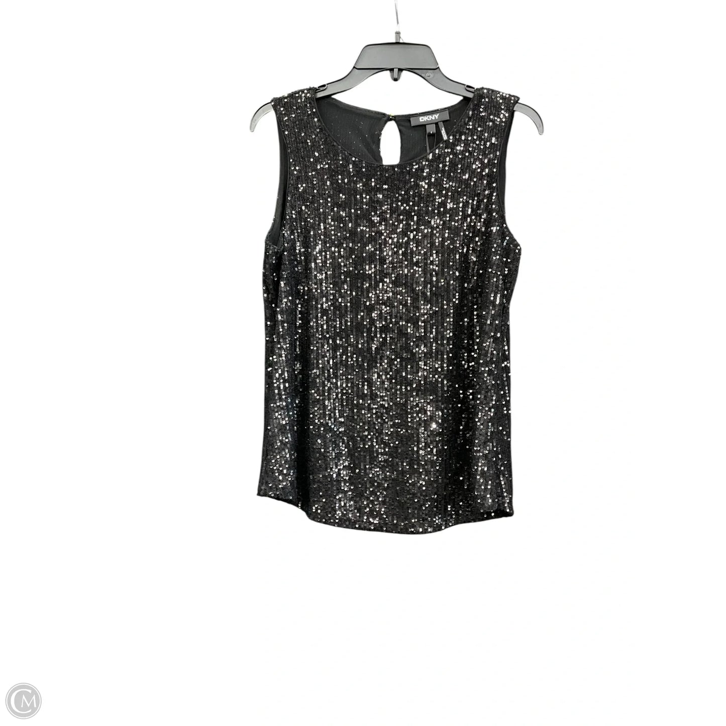 Top Sleeveless By Dkny In Black, Size: S