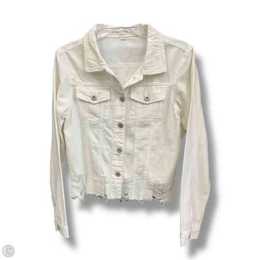 Jacket Other By Clothes Mentor In White, Size: S