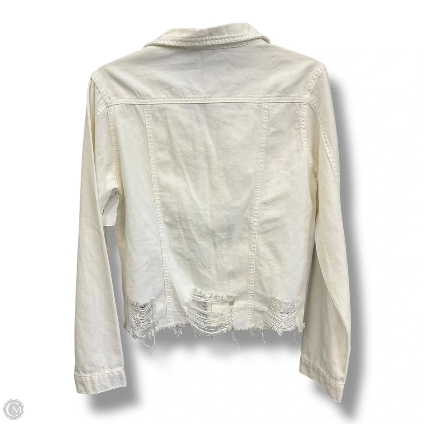 Jacket Other By Clothes Mentor In White, Size: S