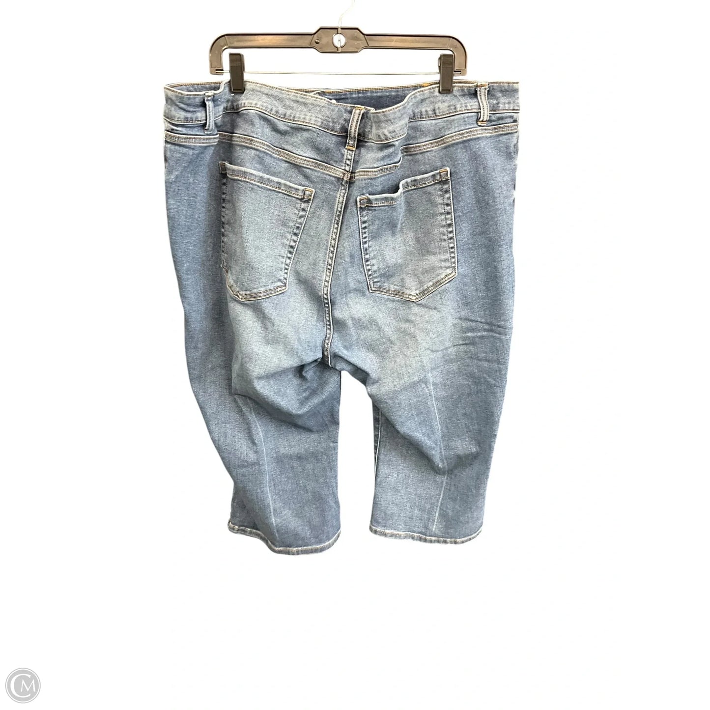 Jeans Flared By Lane Bryant In Blue Denim, Size: 24