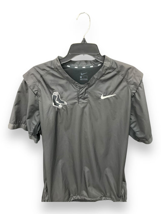 Athletic Top Short Sleeve By Nike Apparel In Black, Size: S