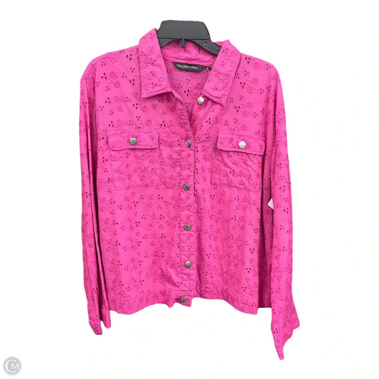 Jacket Other By Clothes Mentor In Pink, Size: Xl