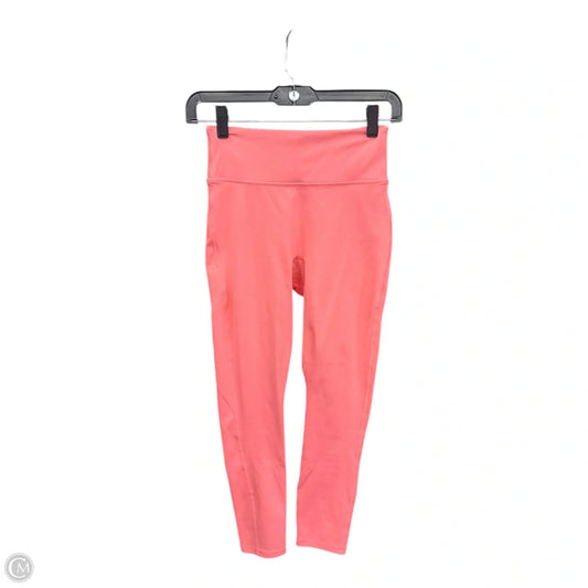 Athletic Leggings By Fabletics In Coral, Size: Xs