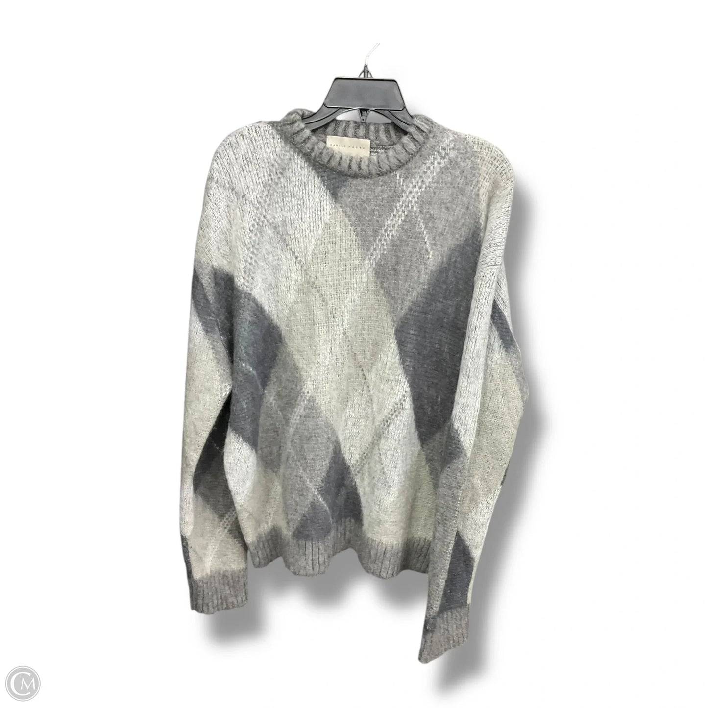 Sweater By Clothes Mentor In Ivory, Size: L