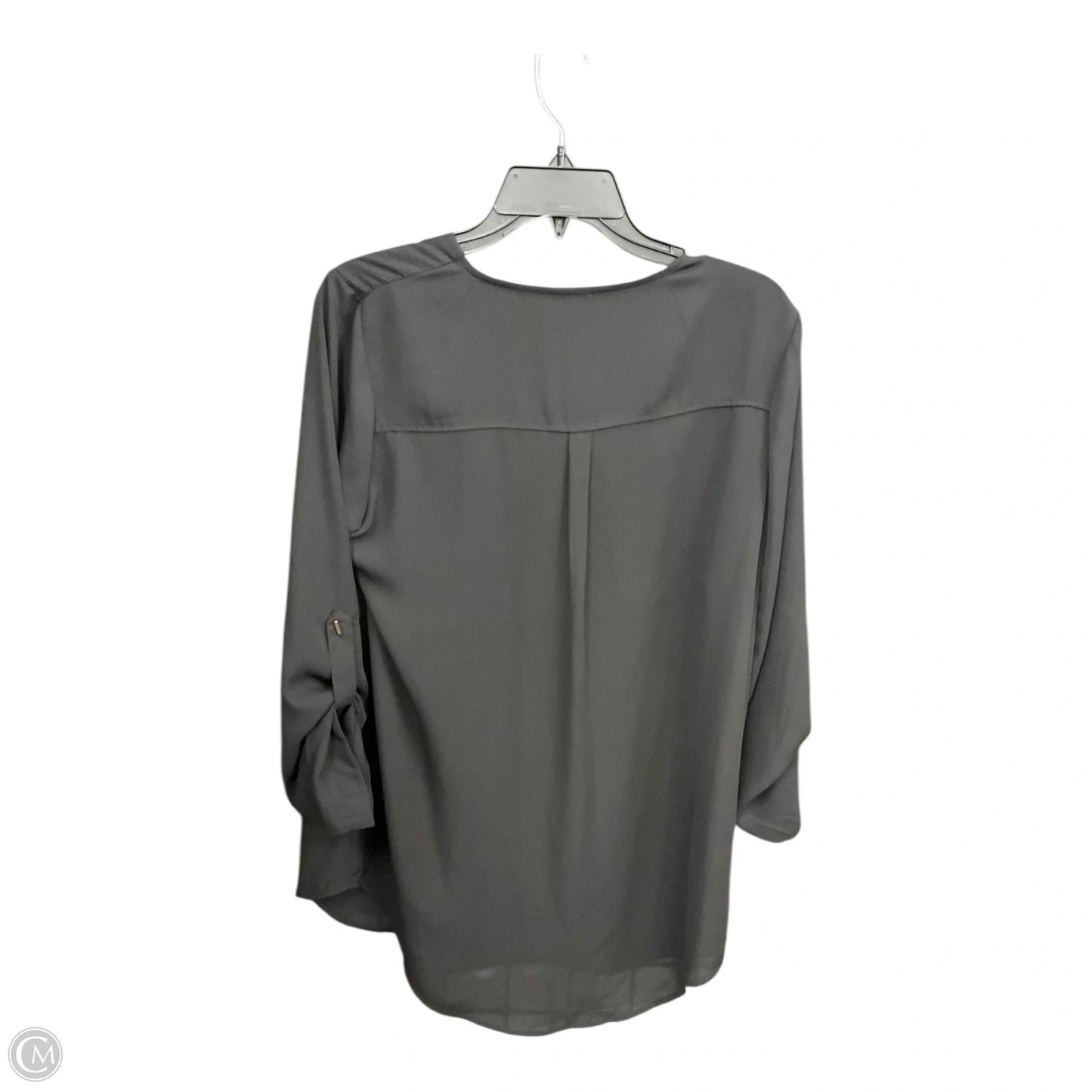 Top 3/4 Sleeve Basic By Pure Energy In Black, Size: 1x