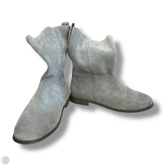 Boots Ankle Flats By Lands End In Grey, Size: 6
