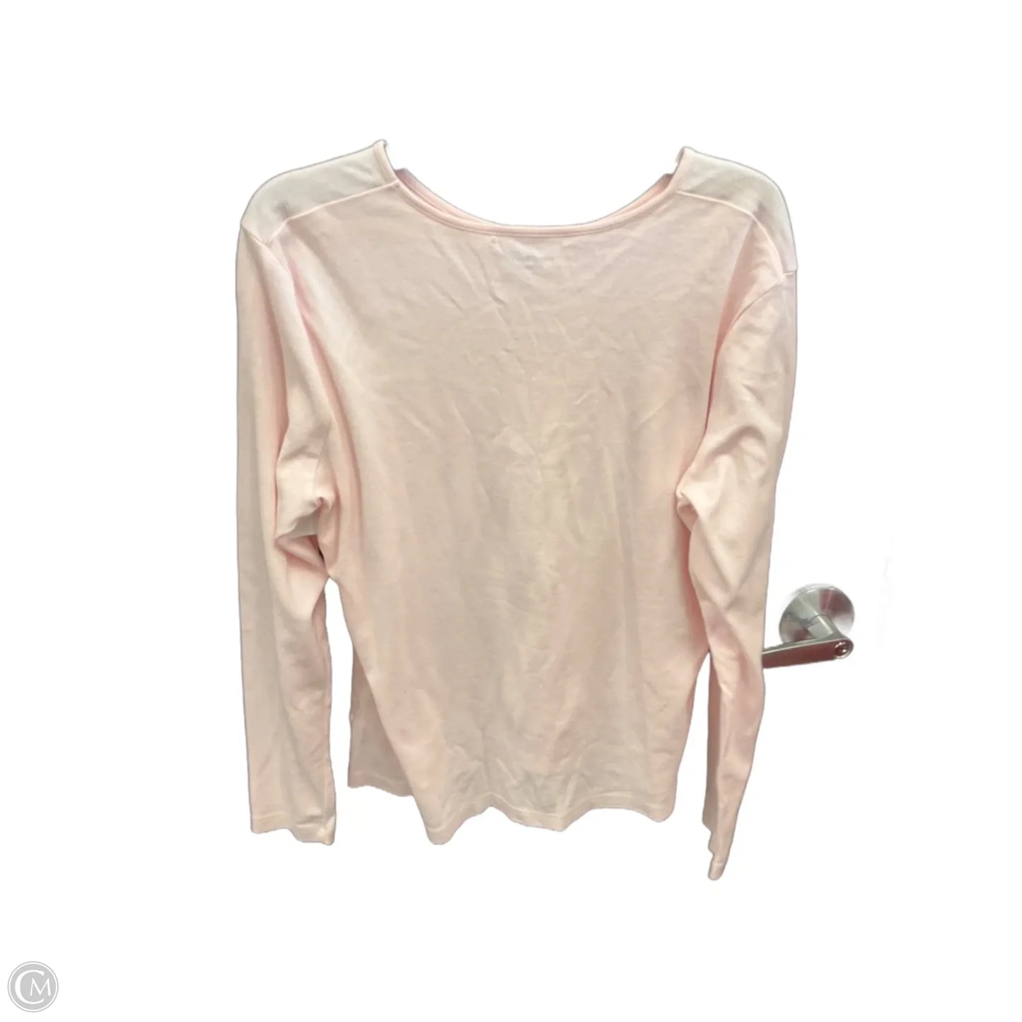 Top Long Sleeve By Croft And Barrow In Pink, Size: Xl
