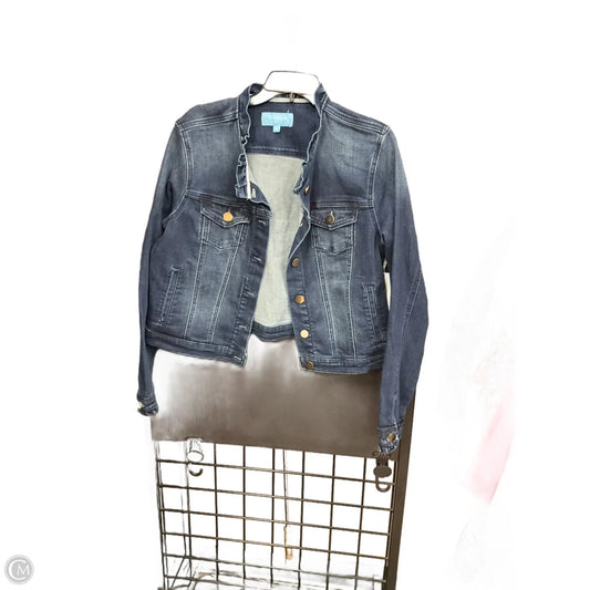 Jacket Denim By Draper James In Blue Denim, Size: Xl
