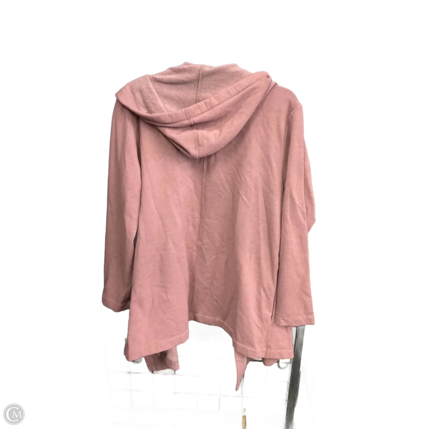 Sweatshirt Hoodie By Eddie Bauer In Taupe, Size: M