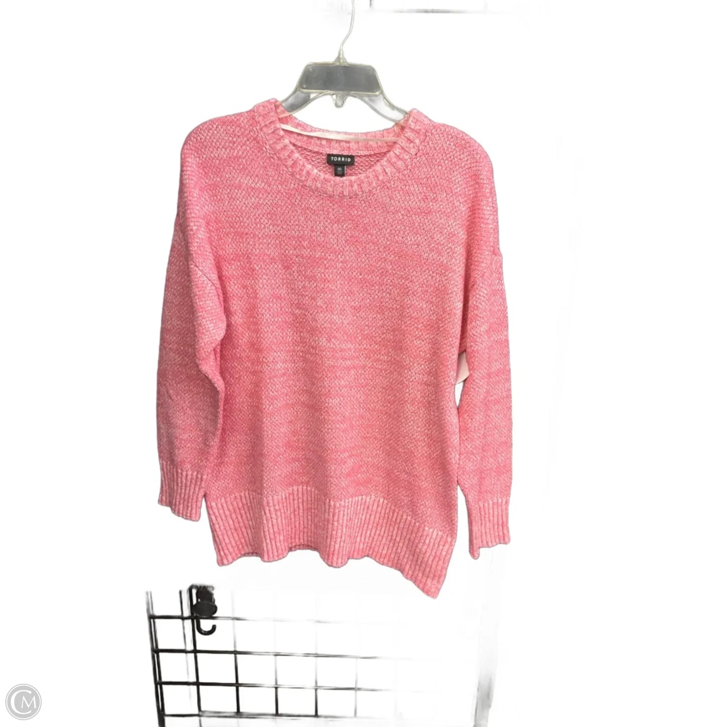 Sweater By Torrid In Pink, Size: M