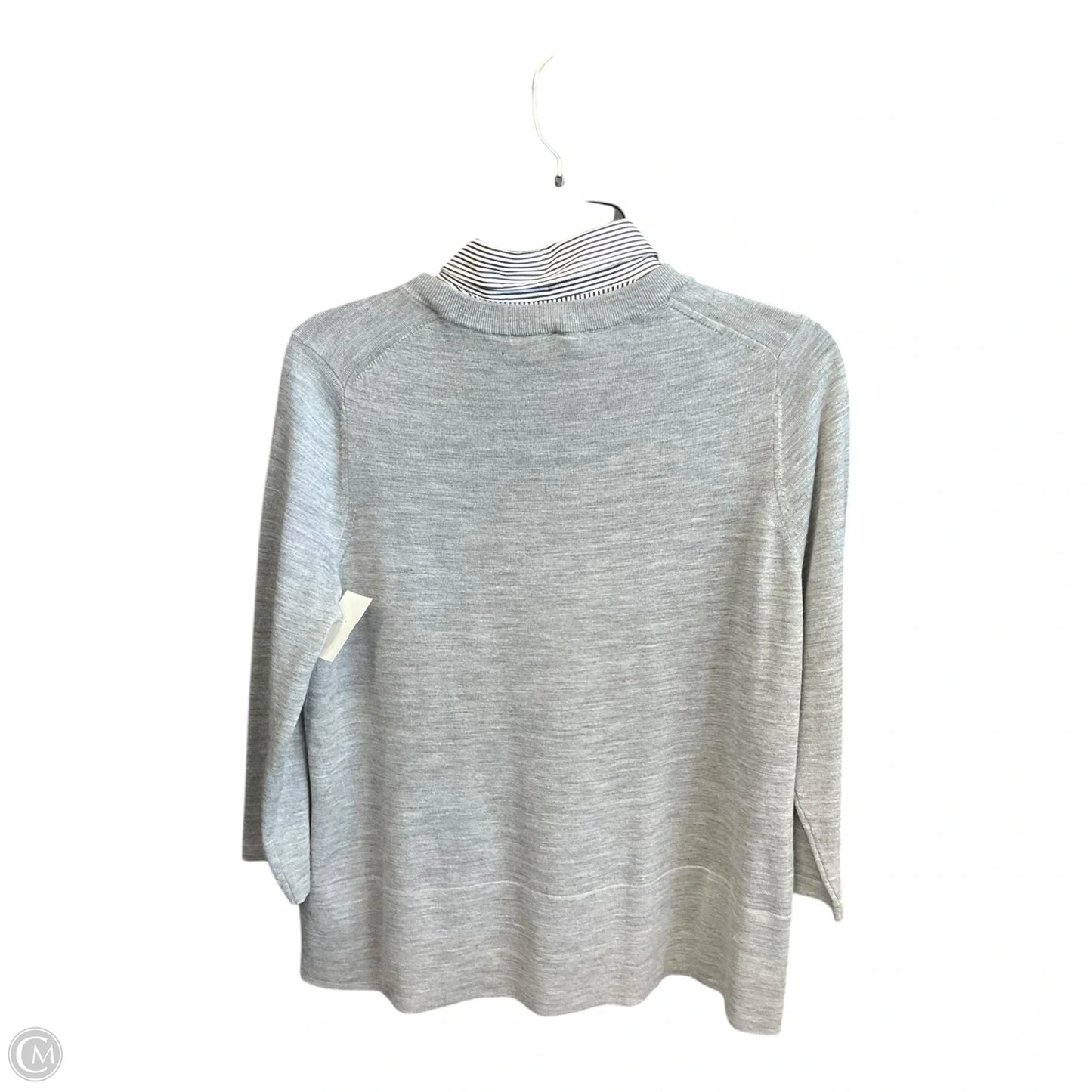 Top Long Sleeve By Clothes Mentor In Grey, Size: M