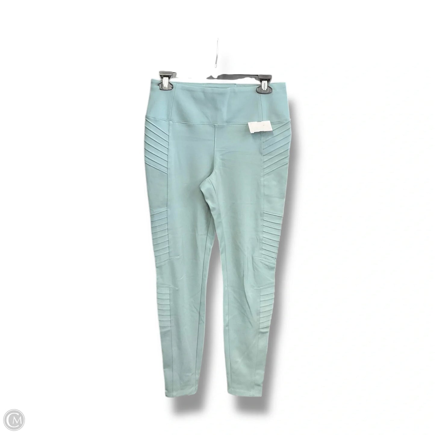 Athletic Leggings By Athleta In Aqua, Size: M