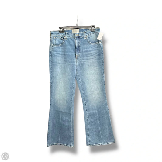 Jeans Wide Leg By Everlane In Blue Denim, Size: 8