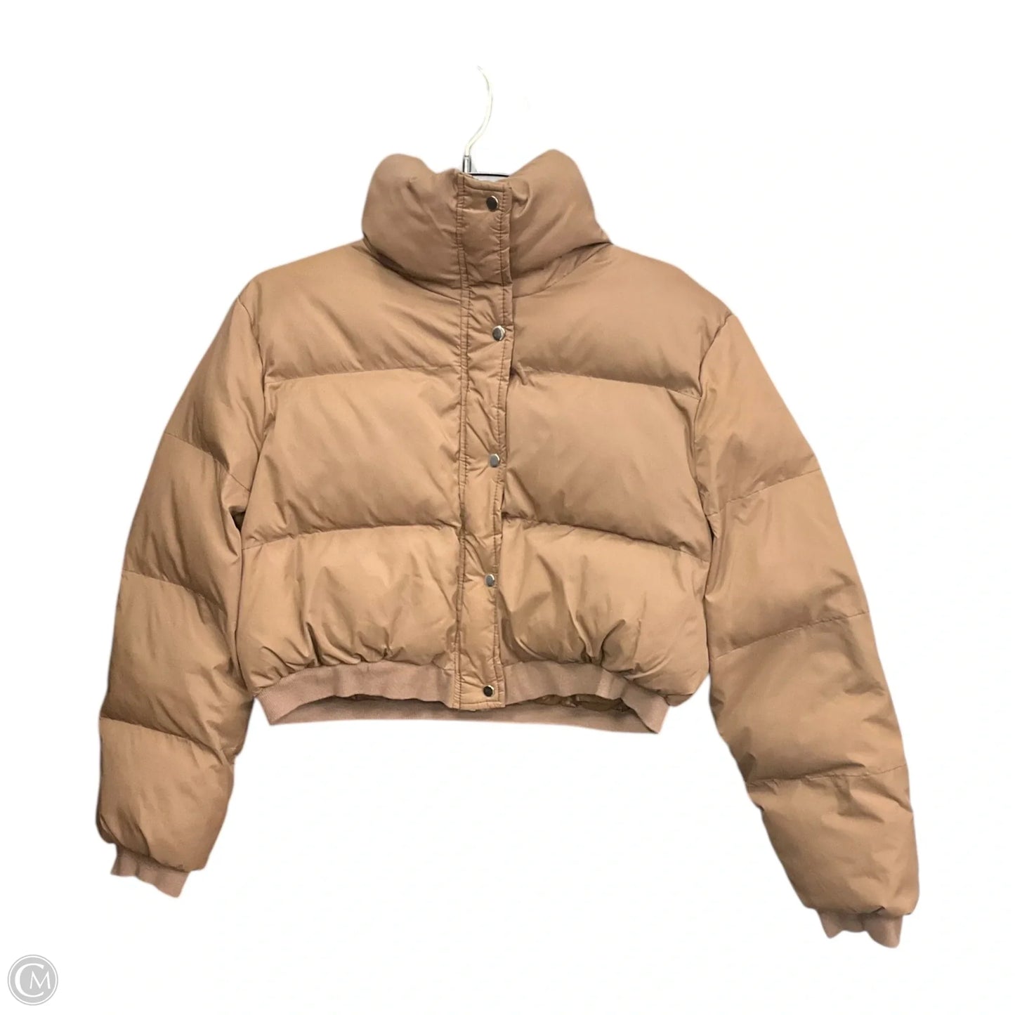 Coat Puffer & Quilted By Shein In Brown, Size: Xl