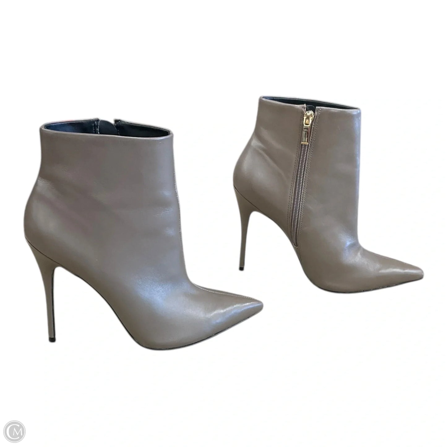 Boots Ankle Heels By Saks Fifth Avenue In Brown, Size: 8