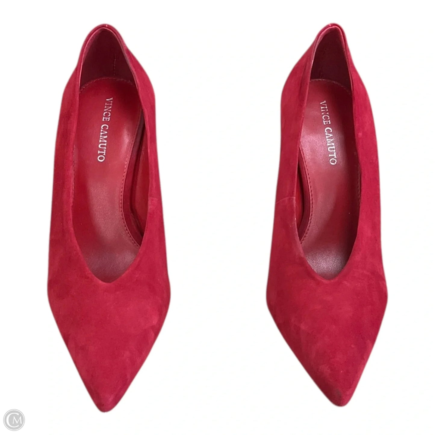 Shoes Heels Kitten By Vince Camuto In Red, Size: 7.5