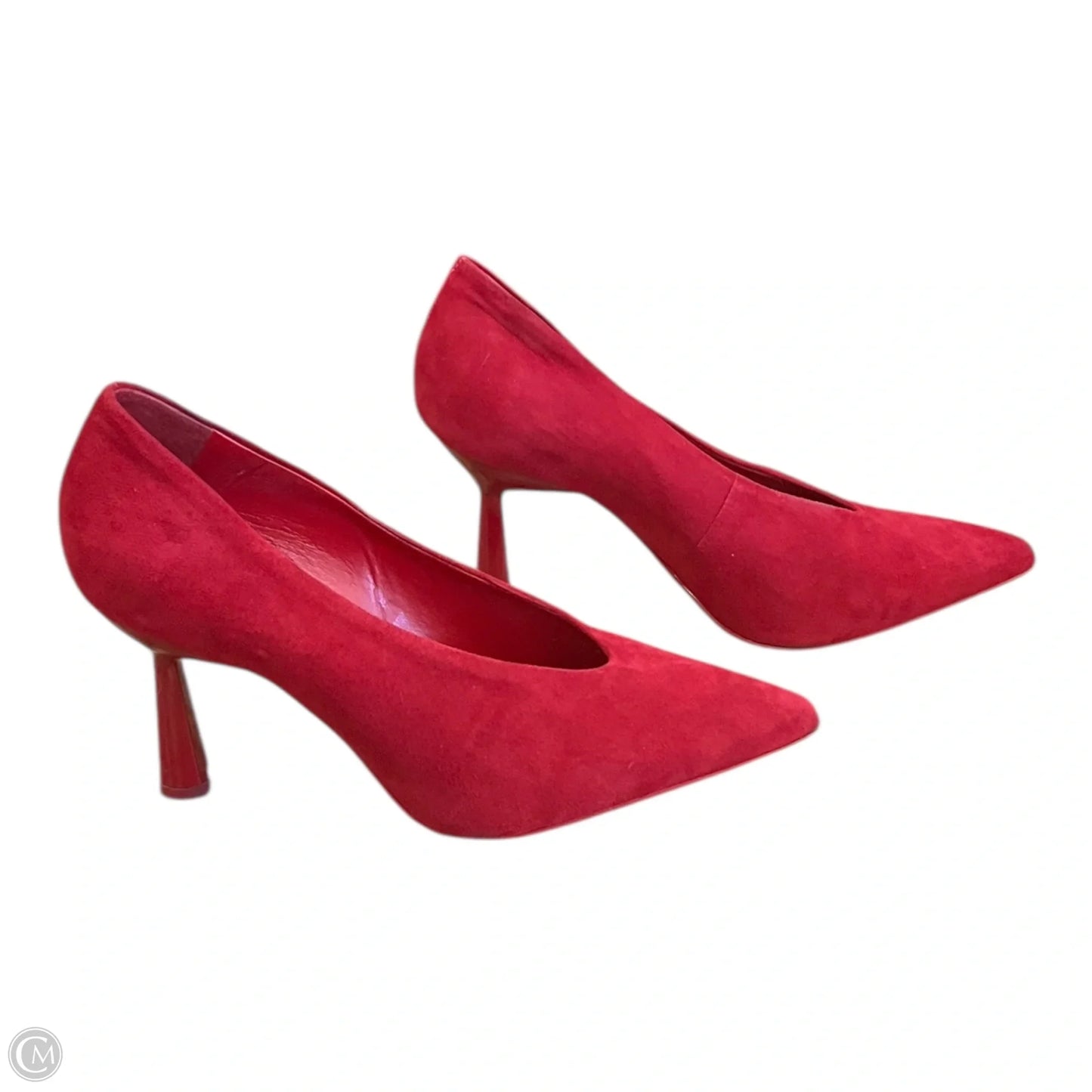 Shoes Heels Kitten By Vince Camuto In Red, Size: 7.5