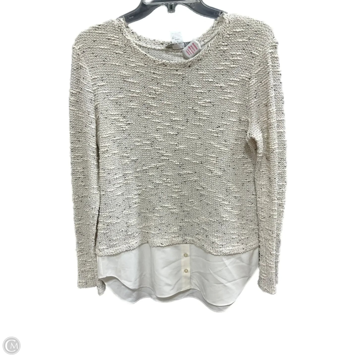 Sweater By Allison Joy In Cream, Size: S
