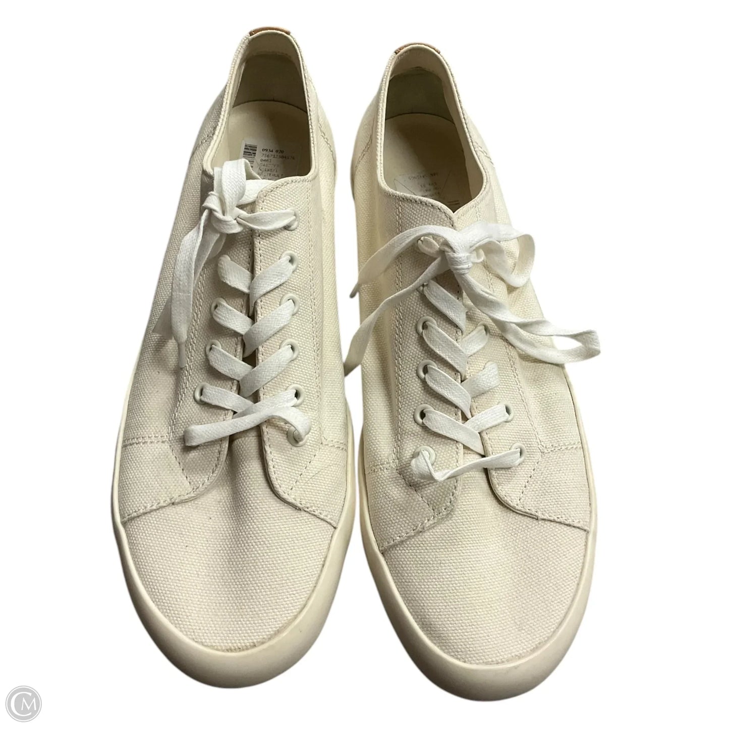 Shoes Athletic By Vince In Cream, Size: 11