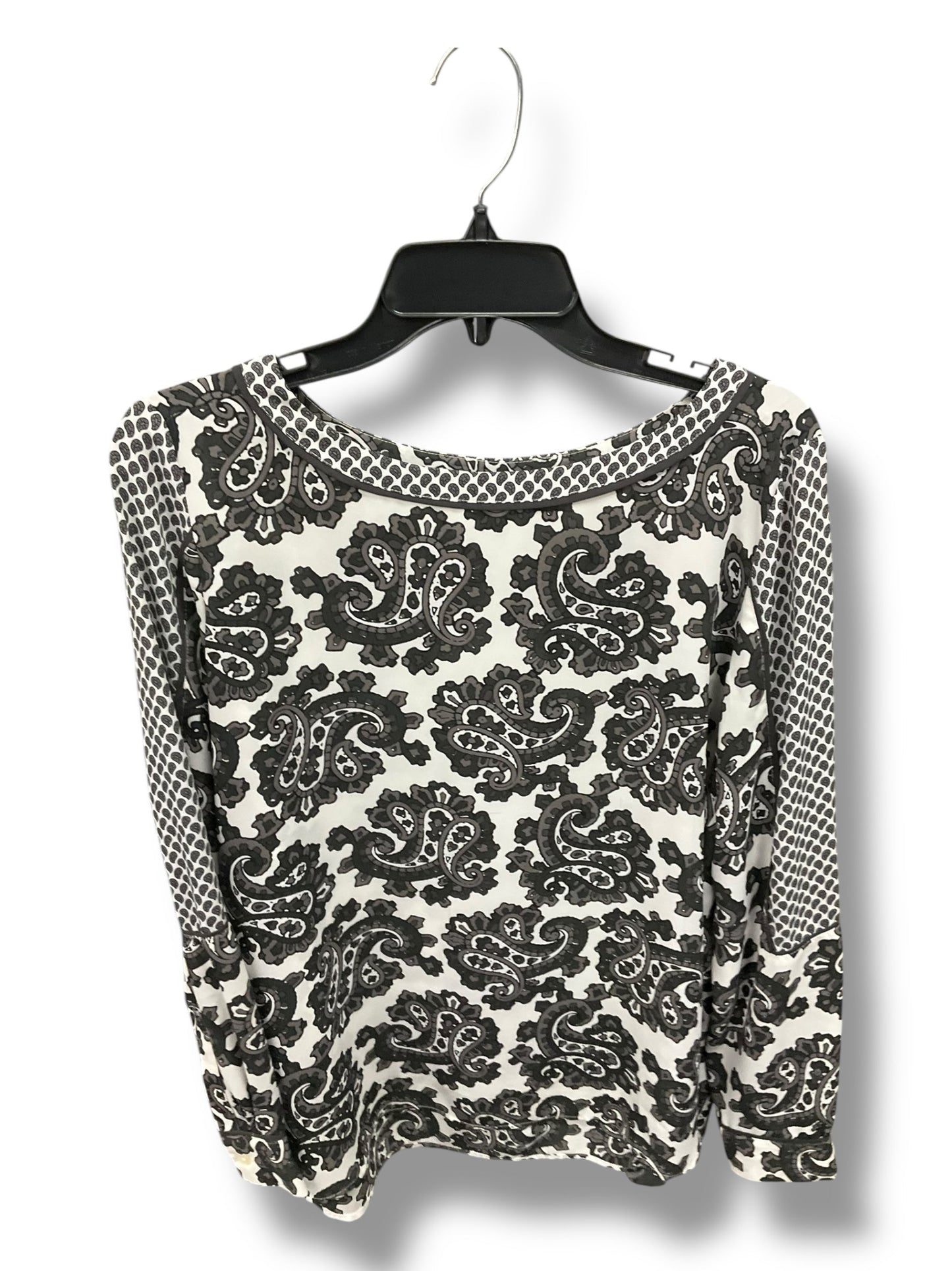 Top Long Sleeve By Loft In Grey, Size: M