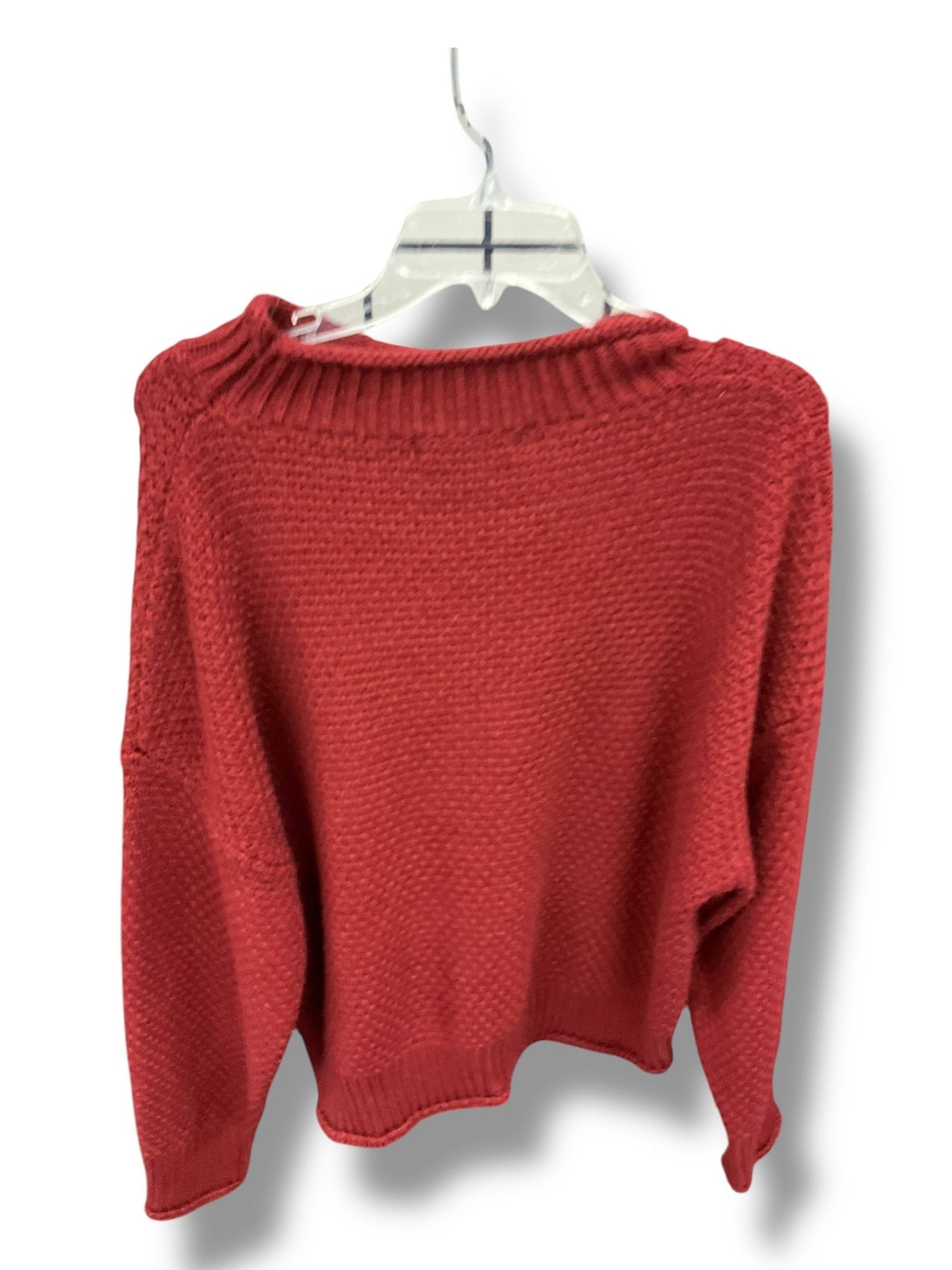 Sweater By Clothes Mentor In Maroon, Size: Xl