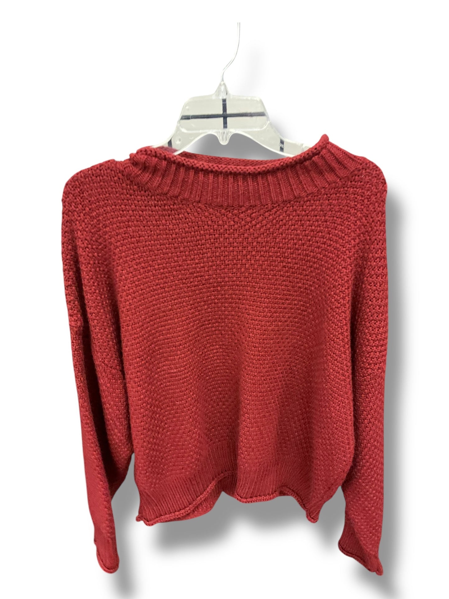 Sweater By Clothes Mentor In Maroon, Size: Xl