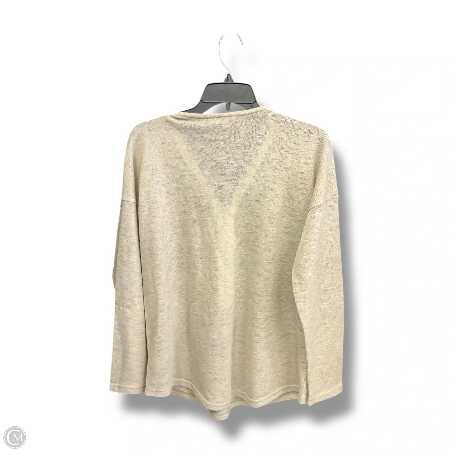 Top Long Sleeve By Soft Surroundings In Tan, Size: M