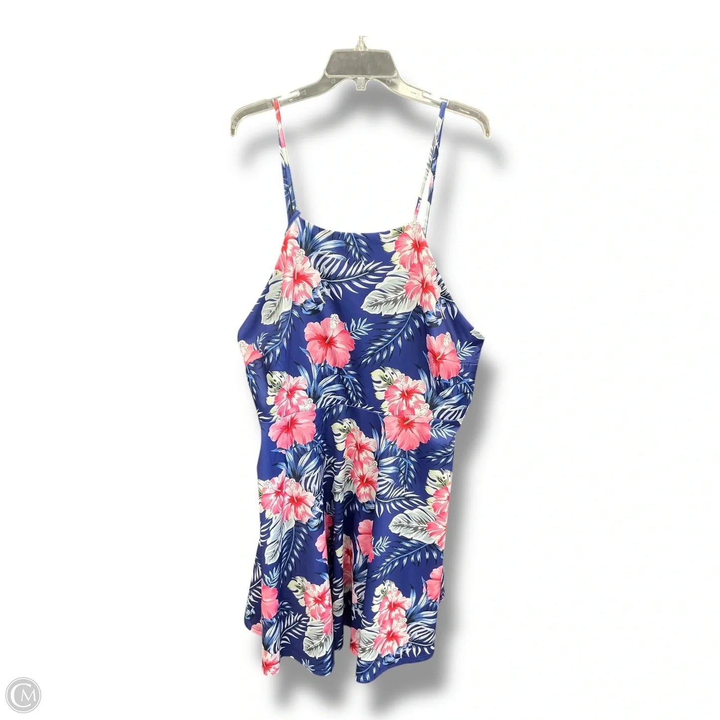 Dress Casual Short By Shein In Floral Print, Size: 4x