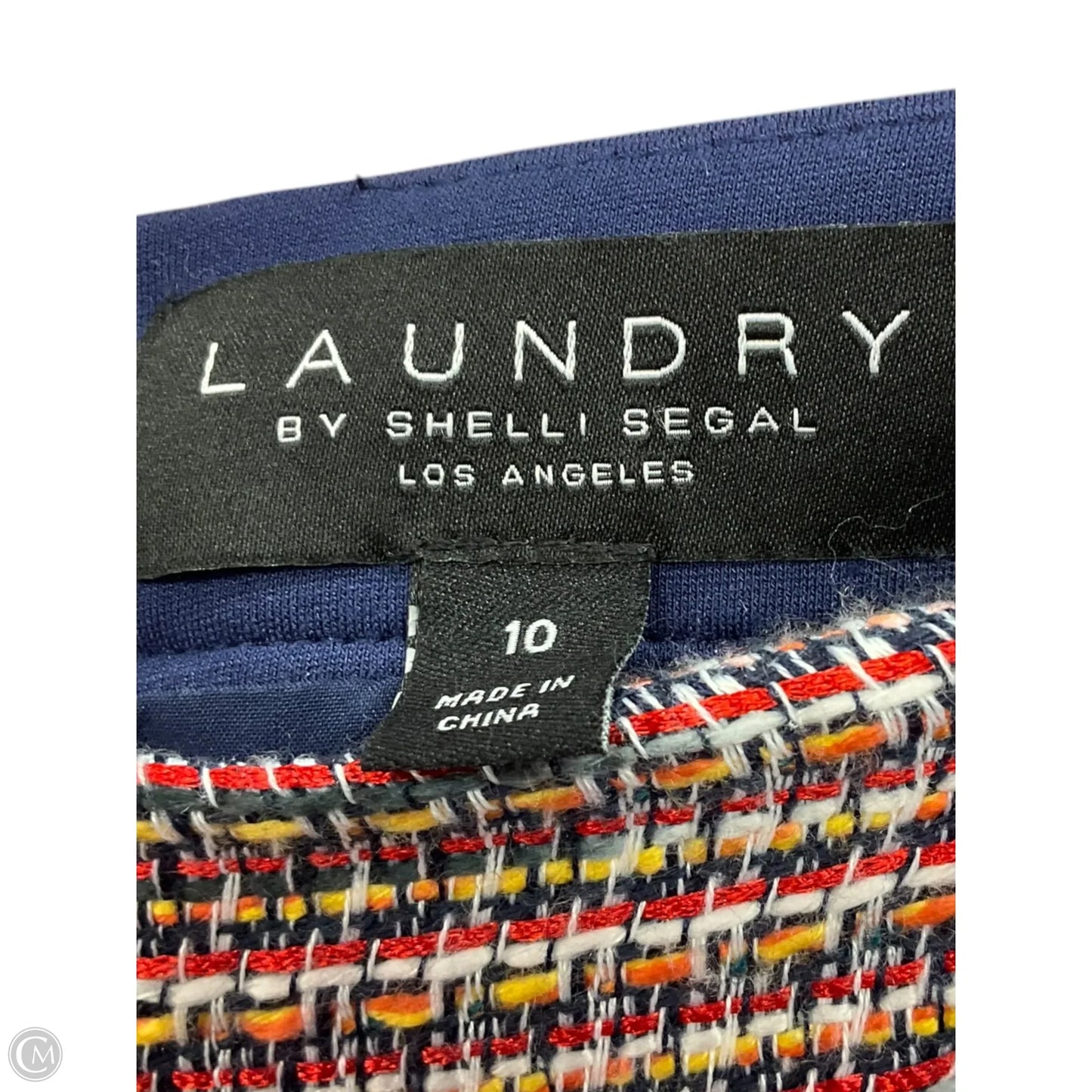 Skirt Mini & Short By Laundry In Blue & Red & White, Size: 10