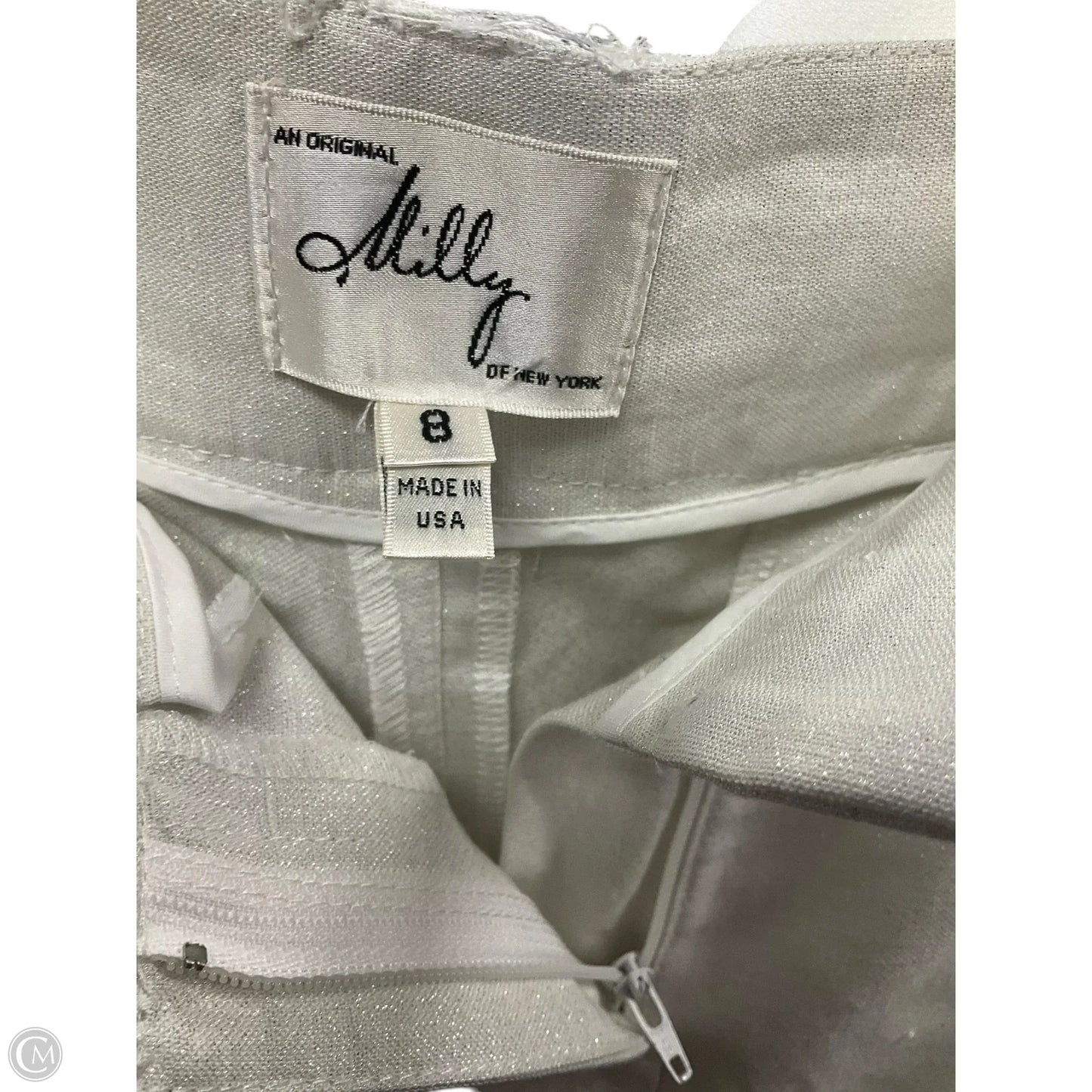 Shorts Designer By Milly In Ivory, Size: 8