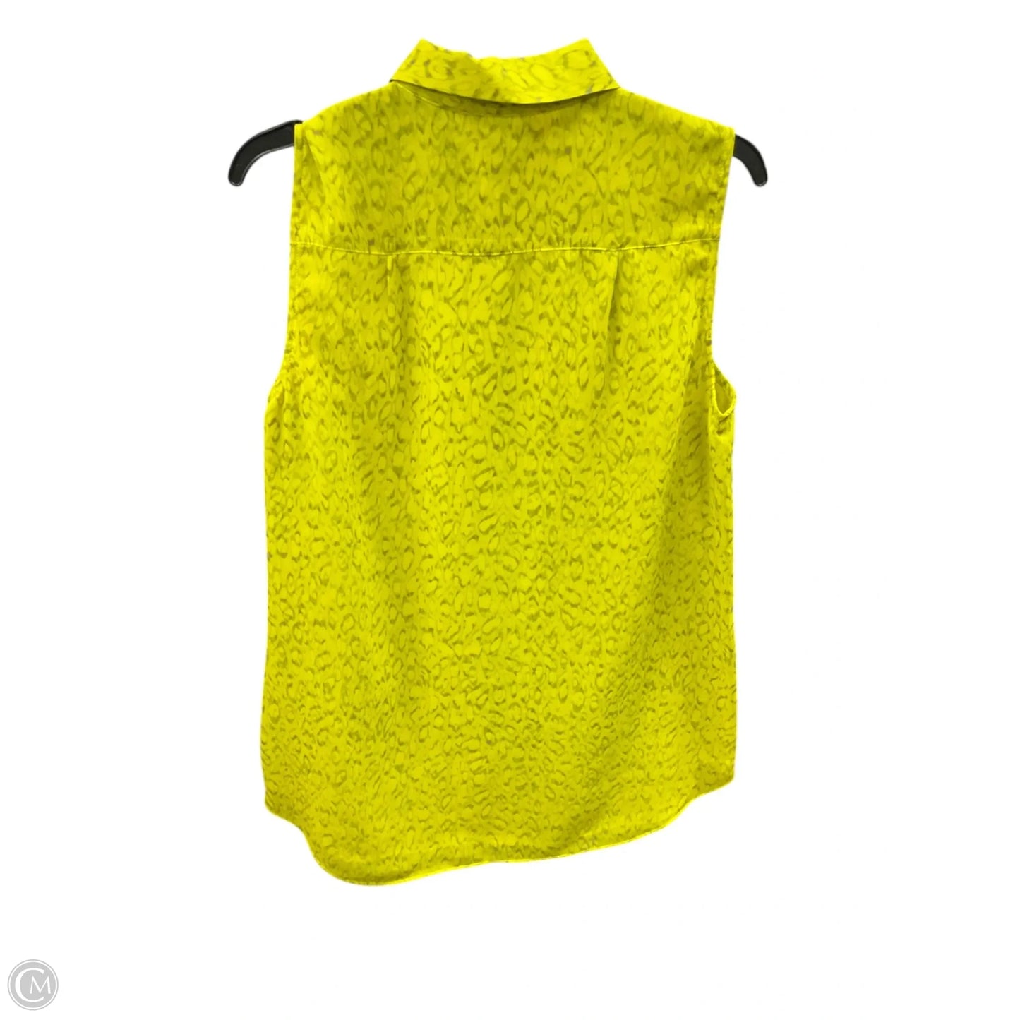 Blouse Sleeveless By Cabi In Green, Size: Xs