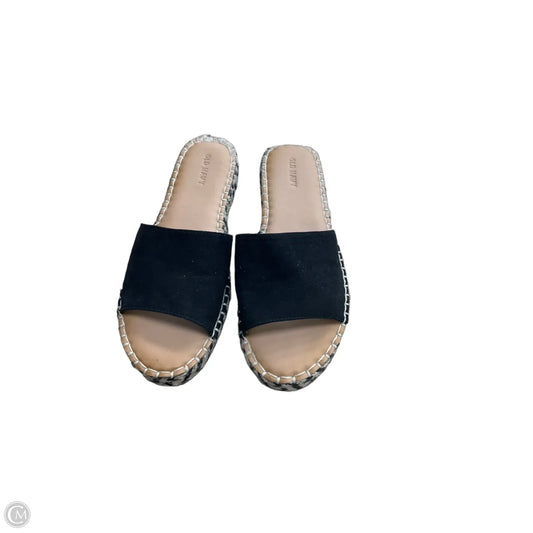 Sandals Flats By Old Navy In Black, Size: 9