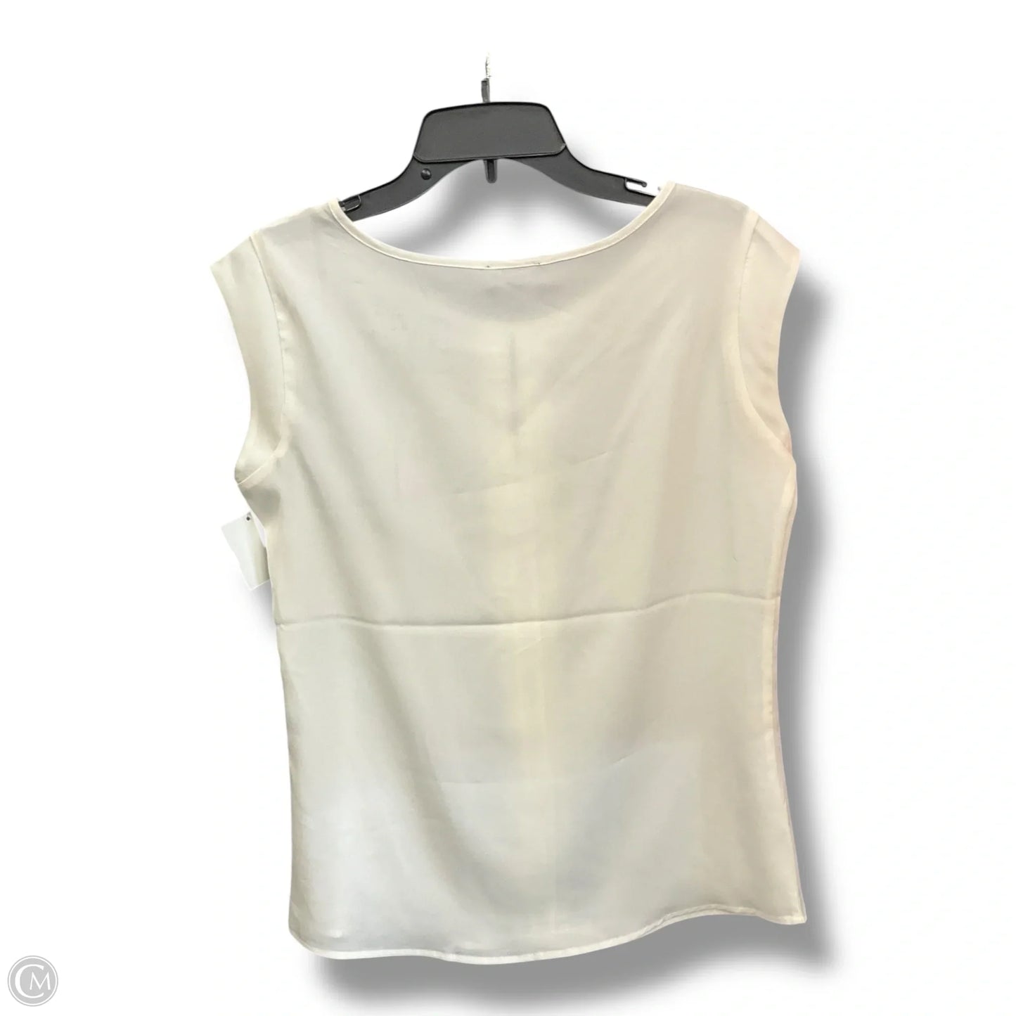 Top Sleeveless By Limited In Ivory, Size: S