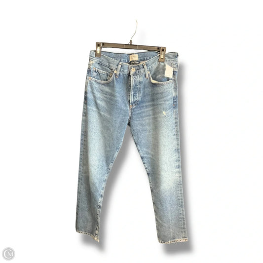 Jeans Straight By Citizens Of Humanity In Blue Denim, Size: 4