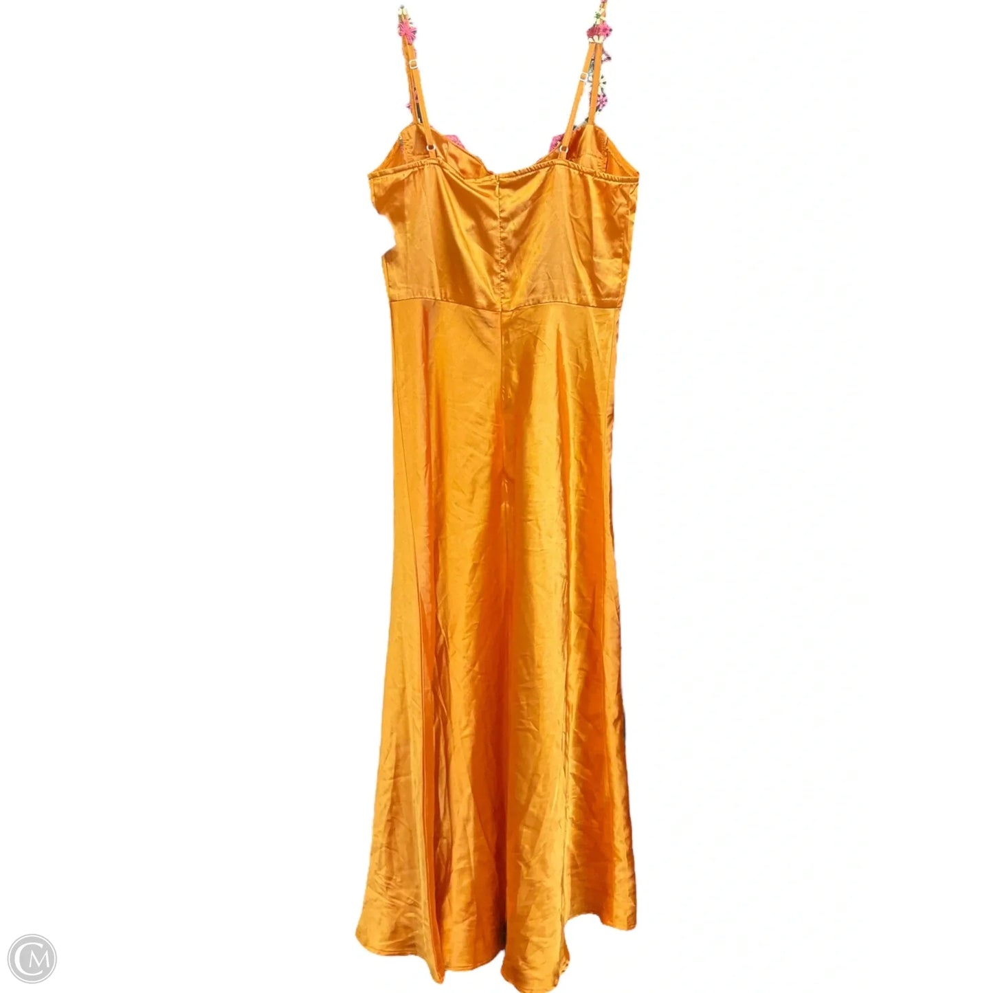 Dress Casual Midi By Clothes Mentor In Orange, Size: S