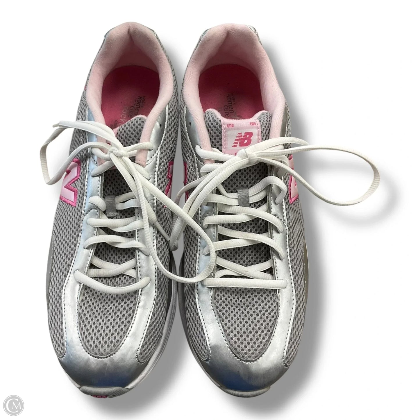 Shoes Sneakers By New Balance In Grey & Pink, Size: 11