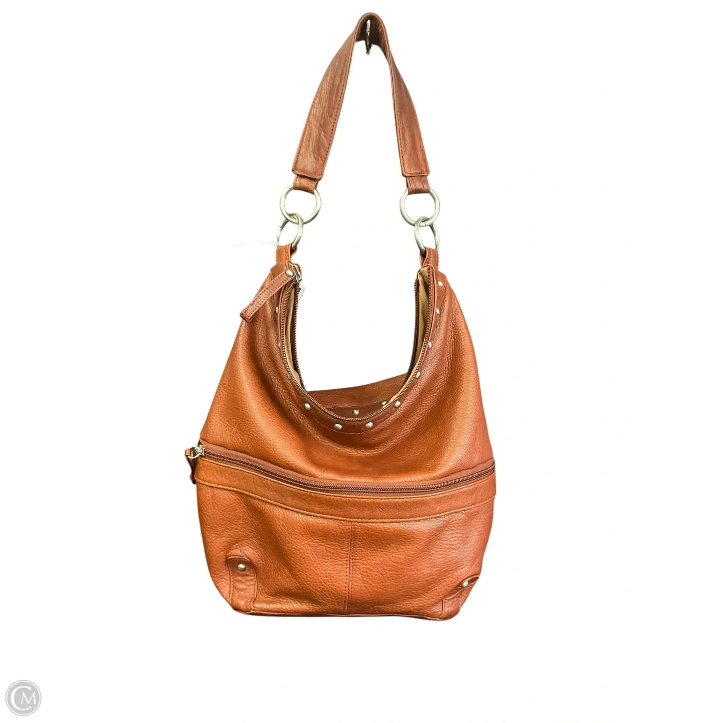 Handbag Leather By Clothes Mentor, Size: Large