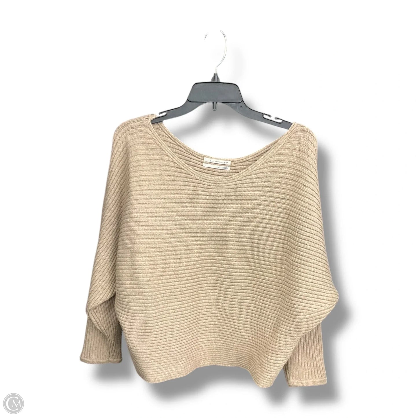 Sweater By Anthropologie In Taupe, Size: S